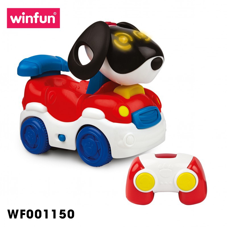 Đồ chơi ô tô điều khiển từ xa hình chú con Puppy vui nhộn lắc lư khi đi Winfun 1150 cho bé từ 2 tới 6 tuổi
