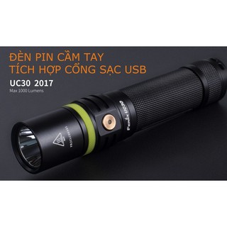 ĐÈN PIN THẾ HỆ MỚI - UC30 VERSION 2017 - 1000 LUMENS
