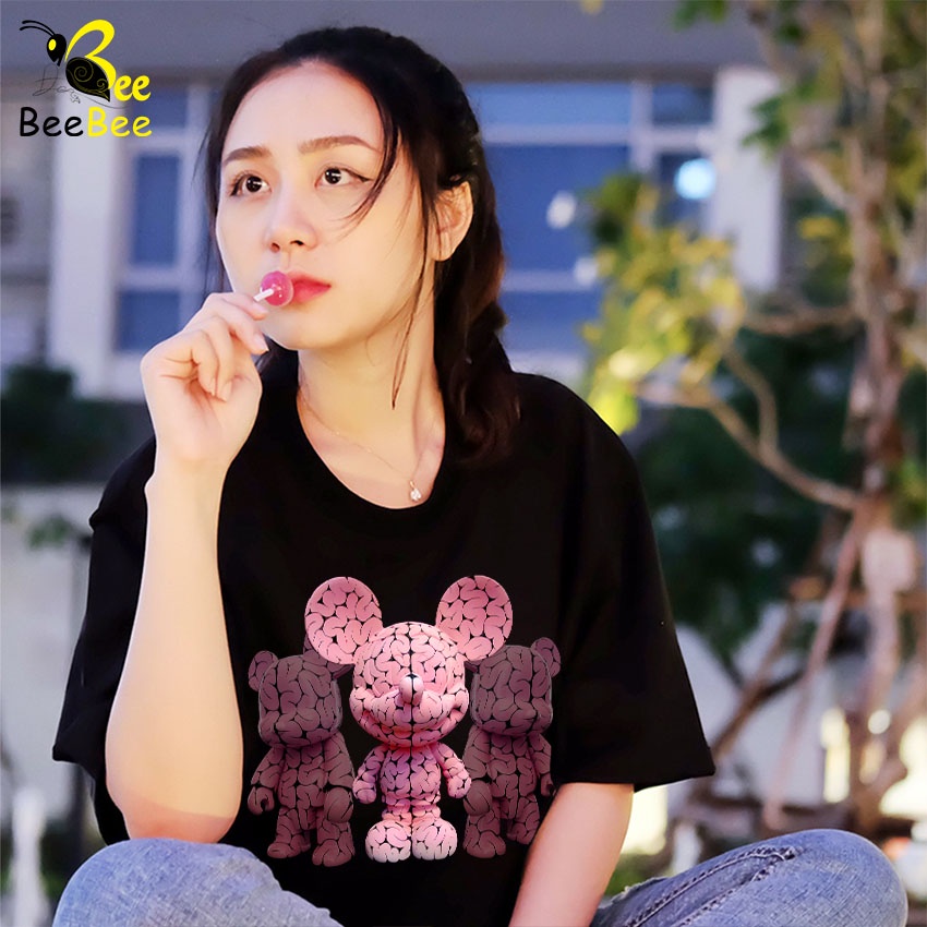 Áo Thun Unisex, Áo phông Unisex Nikolas 100% Cotton MICKEY BRAIN - NIKOLAS-MBN001