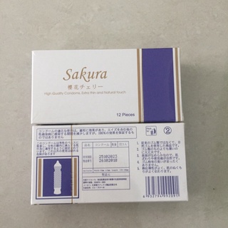 Bao cao su💕Freeship💕Sakura siêu mỏng (hộp 12 cái)