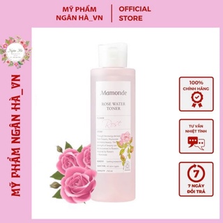 Nước hoa hồng làm dịu và ngừa mụn mamonde rose water toner dưỡng ẩm sâu 125/ 250ml