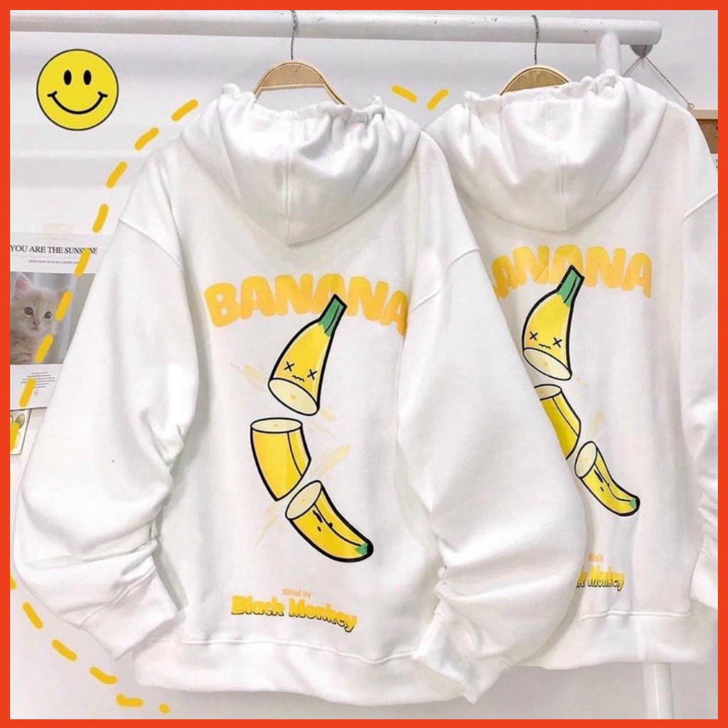 🌈𝗡𝗘𝗪 𝗔𝗥𝗥𝗜𝗩𝗔𝗟💢 Áo Khoác Nỉ BANANA Siêu Hot Form Xinh | BigBuy360 - bigbuy360.vn