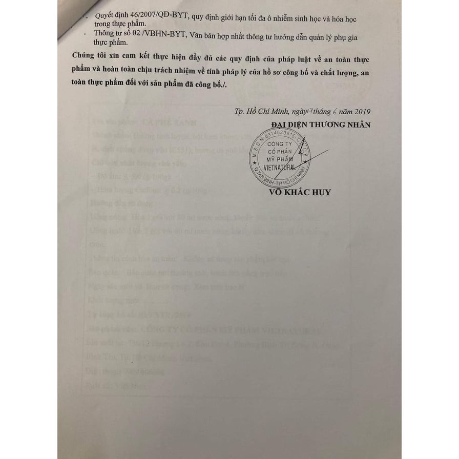 Cà Phê Xanh Thiên Nhiên Việt (hộp 10 gói) | BigBuy360 - bigbuy360.vn