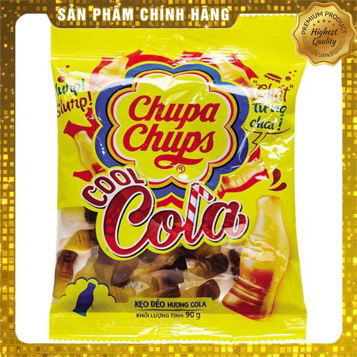 E - Kẹo Dẻo Chupa Chups Vị Cola Túi 90G