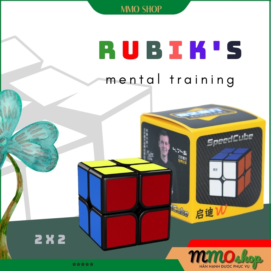 Rubiks 2x2 Qiyi Sail W Rubic 2 Tầng Khối Lập Phương Ma Thuật Nhựa ABS Siêu Bền Siêu Mượt