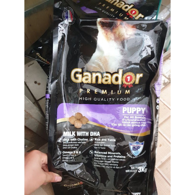 Thức ăn chó nhỏ Ganador Puppy 3kg