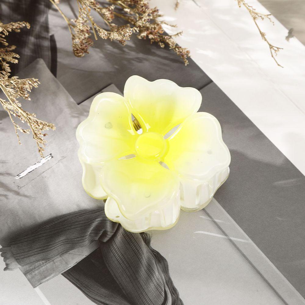 Kẹp Tóc Hình Cá Mập Bằng Resin Màu Gradient Phong Cách Hàn Quốc Dễ Thương Dành Cho Bạn Nữ