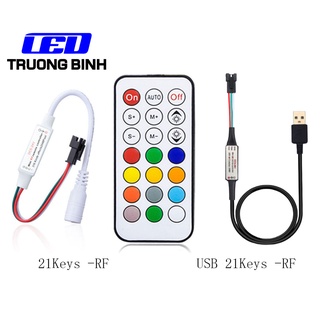 SP101E BỘ ĐIỀU KHIỂN 21 NÚT CHO LED FULL MÀU ARGB WS2812B WS2811 UCS1903