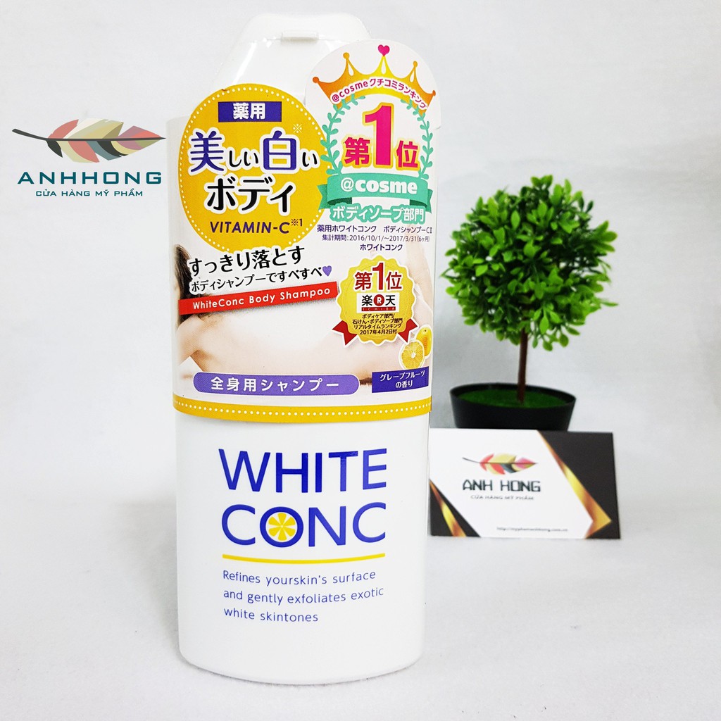 Sữa Tắm Trắng White Conc Body Vitamin C 360ml