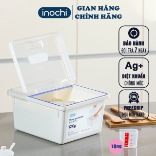 Thùng Đựng Gạo - Thùng Gạo 12Kg  Đạt Tiêu Chuẩn Nhật Bản Thố Đựng Gạo Chính Hãng Chống Côn Trùng Và Ẩm Mốc