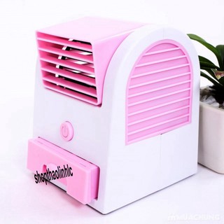 Quạt điều hoà mini có khay đá cửa gió mát lịm-Điều hòa mini,quạt đá( Hàng chính hãng) loại Mới 2020