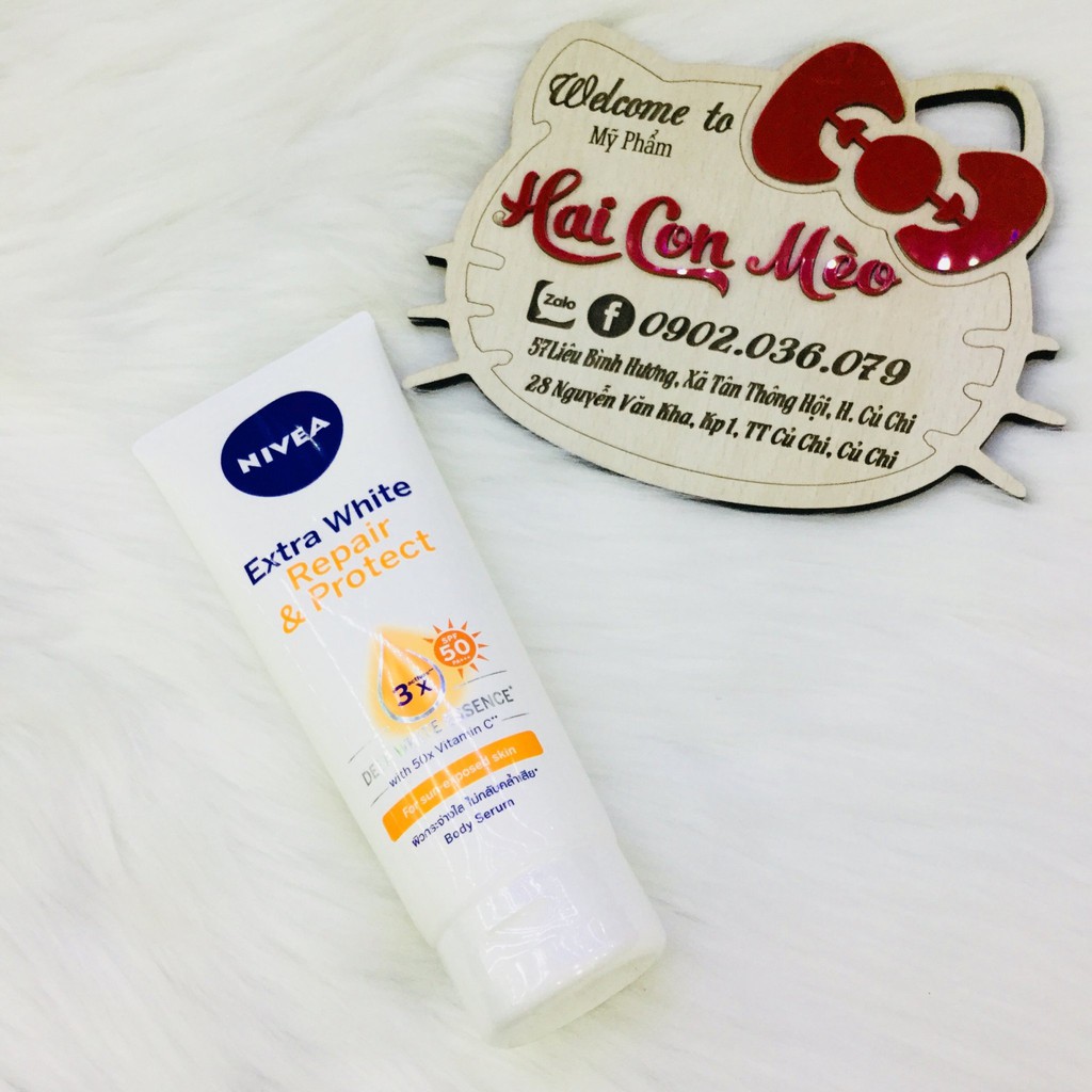 Serum dưỡng da Nivea Extra White Repair and Protect Deep White 180ml