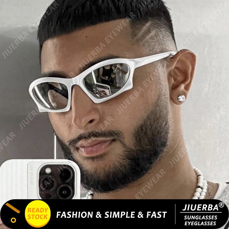 (JIUERBA) Kính Mát Thời Trang Phương Tây Chống Nắng Khi Lái Xe