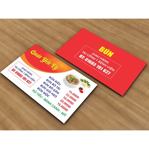 In card visit - in name card theo yêu cầu giá rẻ