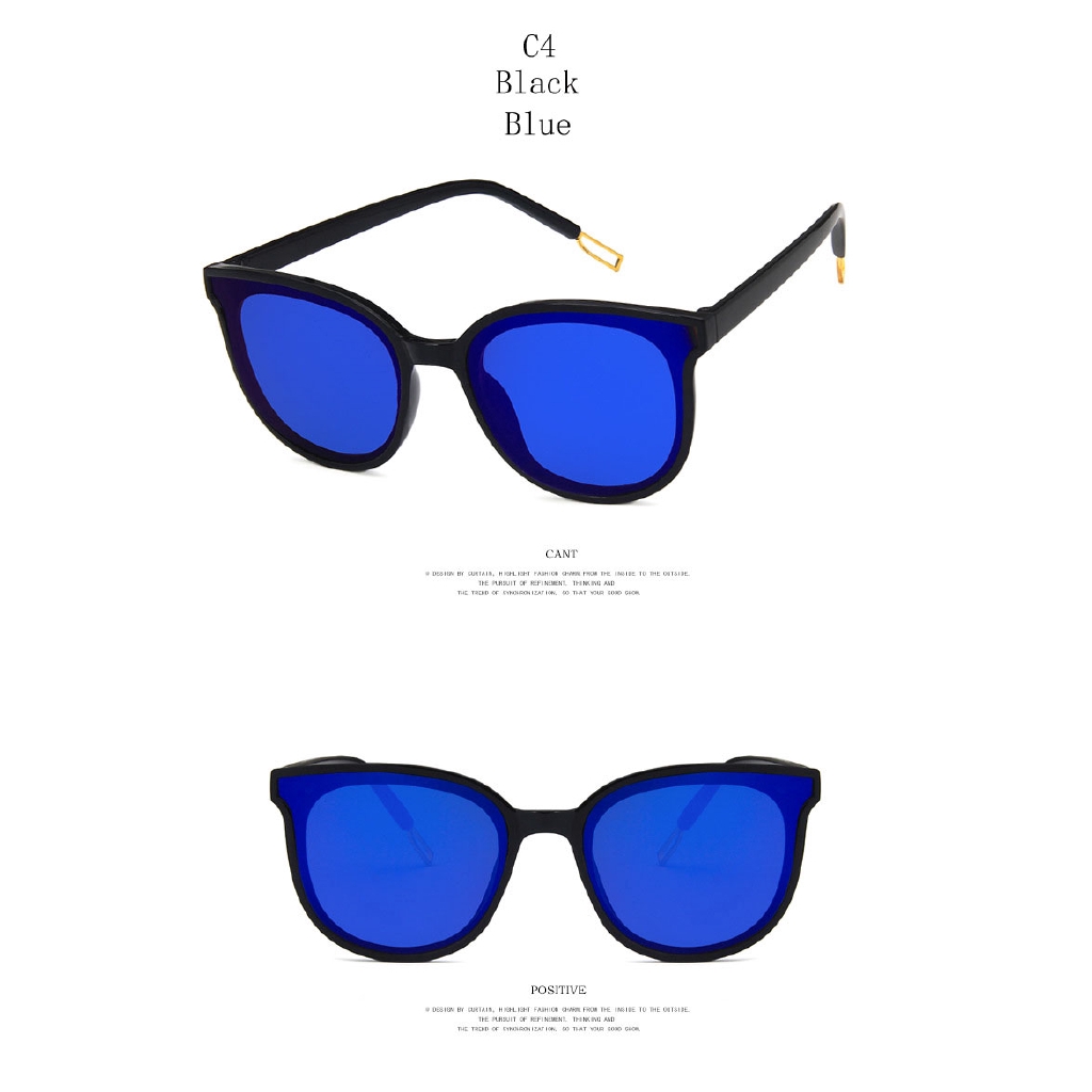 Kính mát mắt mèo cỡ lớn chống tia UV400 thời trang cho nữ Samjune