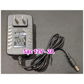 Đổi Nguồn, Sạc 12V 2A Chân Dẹt