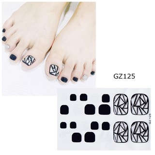 Miếng dán móng chân - Nail Wraps (22 miếng dán khô)