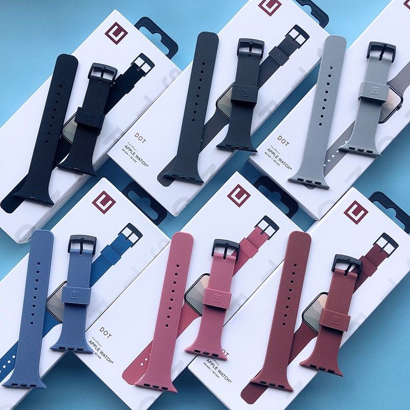 Chính hãng UAG DÂY đồng hồ Dot silicon cao cấp đủ size 38,40,41,42,44,45