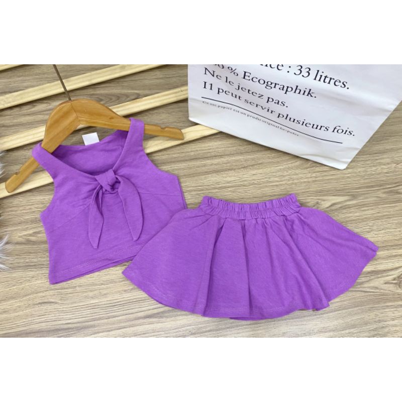 Đầm váy thun bé gái dễ thương cotton mềm mại và thoáng mát haivanco cho bé từ 8 đến 22 kg đi học đi chơi đều đẹp