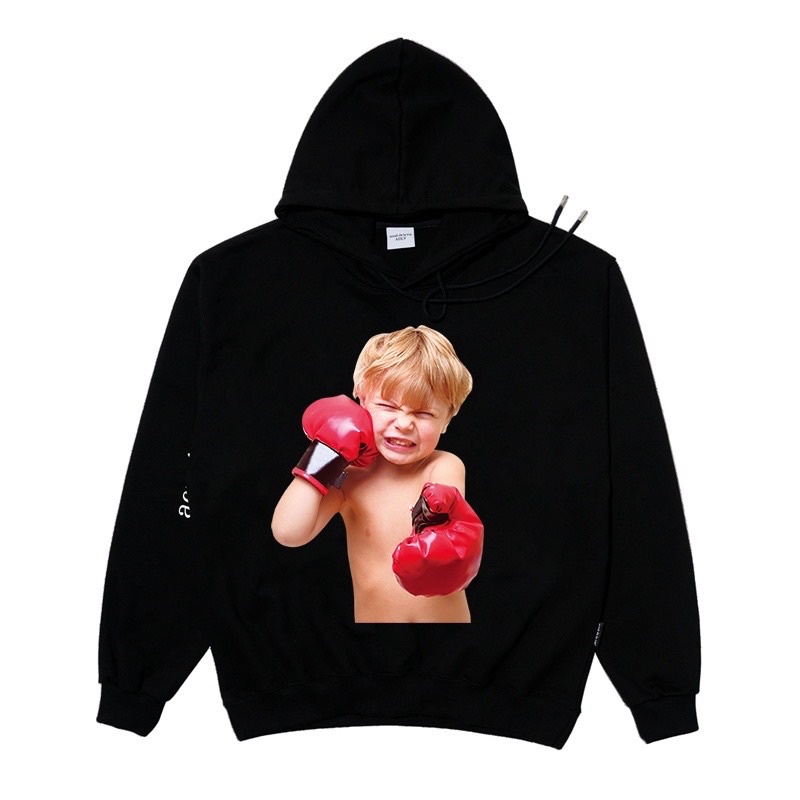[Nỉ Bông cao cấp] Áo hoodi ADLV nam nữ in hình bé đấm bốc