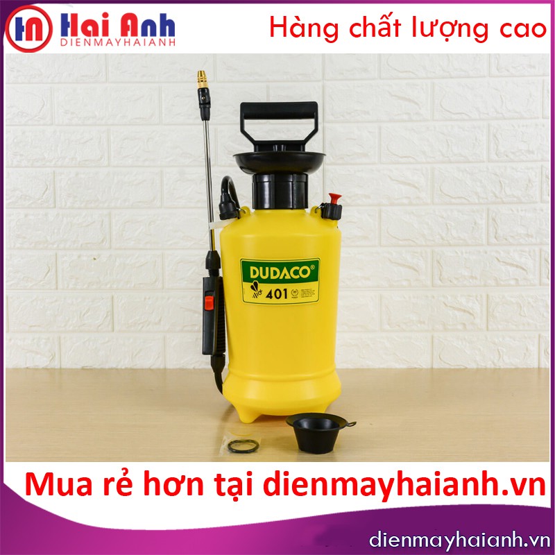 Bình bơm thuốc sâu, phun xịt nước tưới hoa cây cảnh Dudaco 4 lít - 6 lít - 8 lít chất lượng cao
