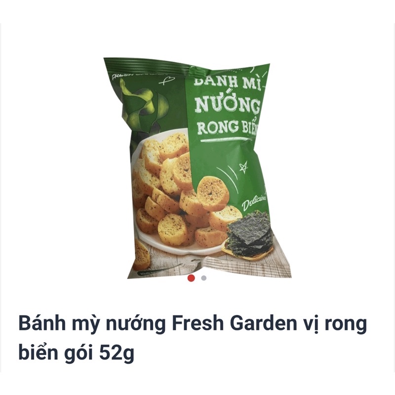 Bánh Mỳ Nướng Fresh Garden Vị Rong biển - Gói 52G