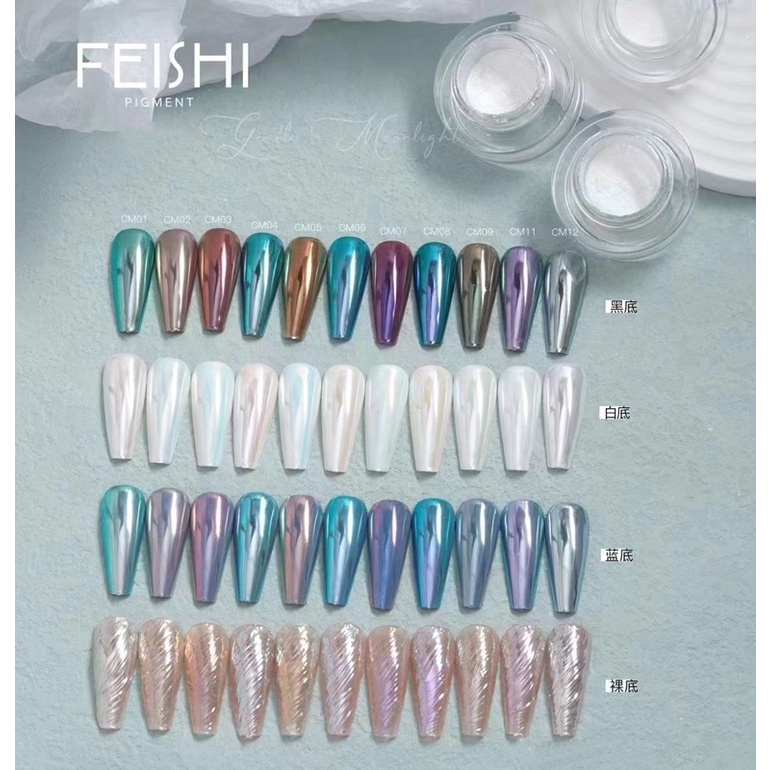bột tráng gương ánh trai lấp lánh trang trí nail