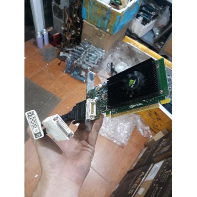 hàng chính hãng -  Card màn hình 1G Dr3 bo lùn hỗ trợ lắp máy đồng bộ bé | BigBuy360 - bigbuy360.vn