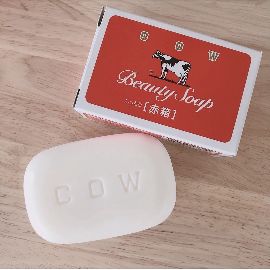 Xà phòng tắm và rửa mặt Cow Beauty Soap 100g