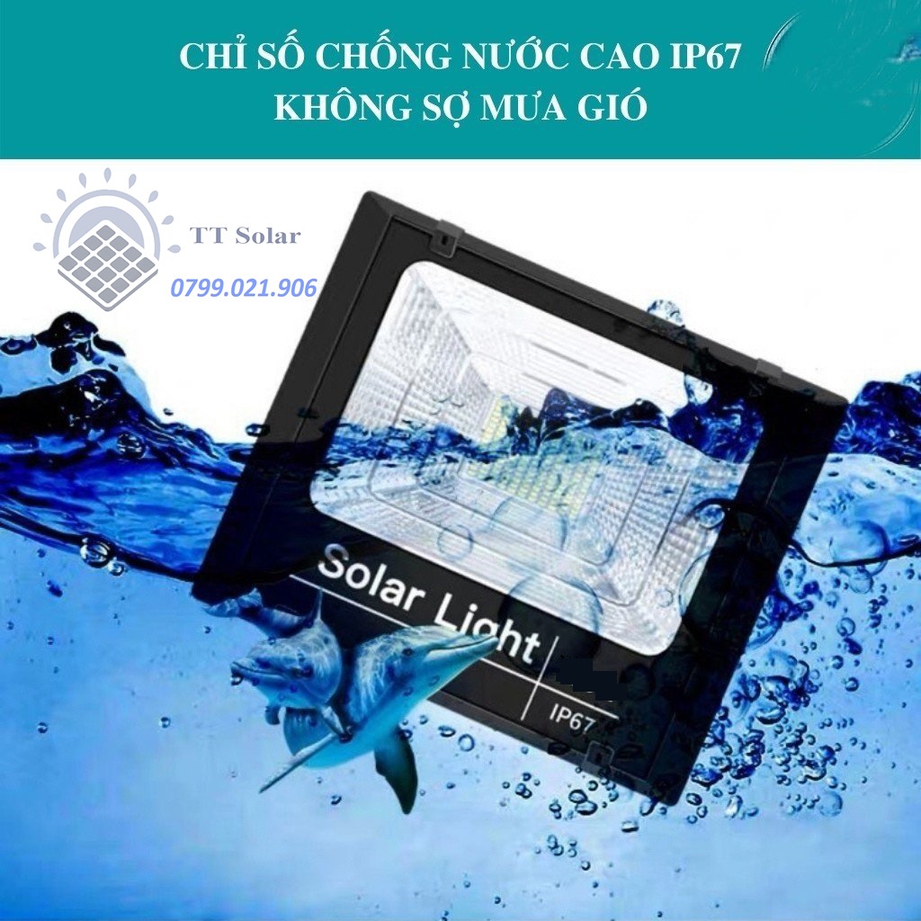 Đèn Led Năng Lượng Mặt Trời Siêu Sáng Chống Nước, Tiết Kiệm Điện Năng 1000w LED THẮNG TRANG