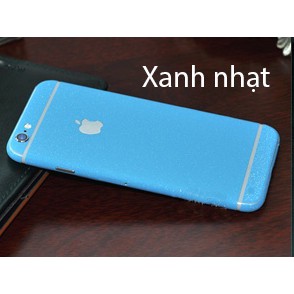 Skin dán nhũ xanh nhạt iPhone 6/6S