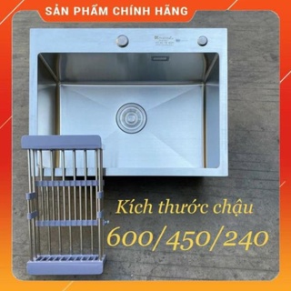 Chậu rửa bát 1 hố đúc 60x45, 50 x 40cm kagol,korea