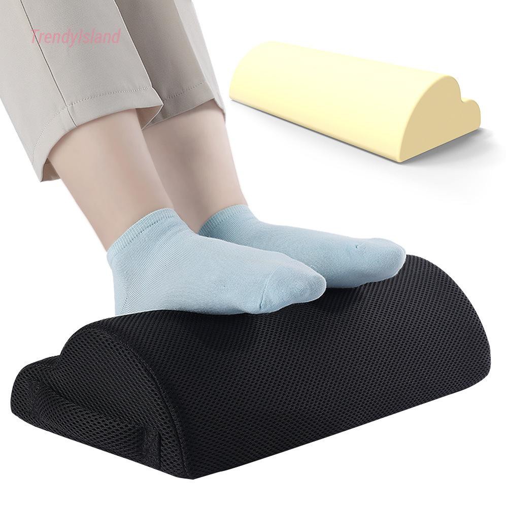 Ergonomic Feet Pillow Relaxing Cushion Support Foot Rest Under Desk Feet Stool for Home Work Travel