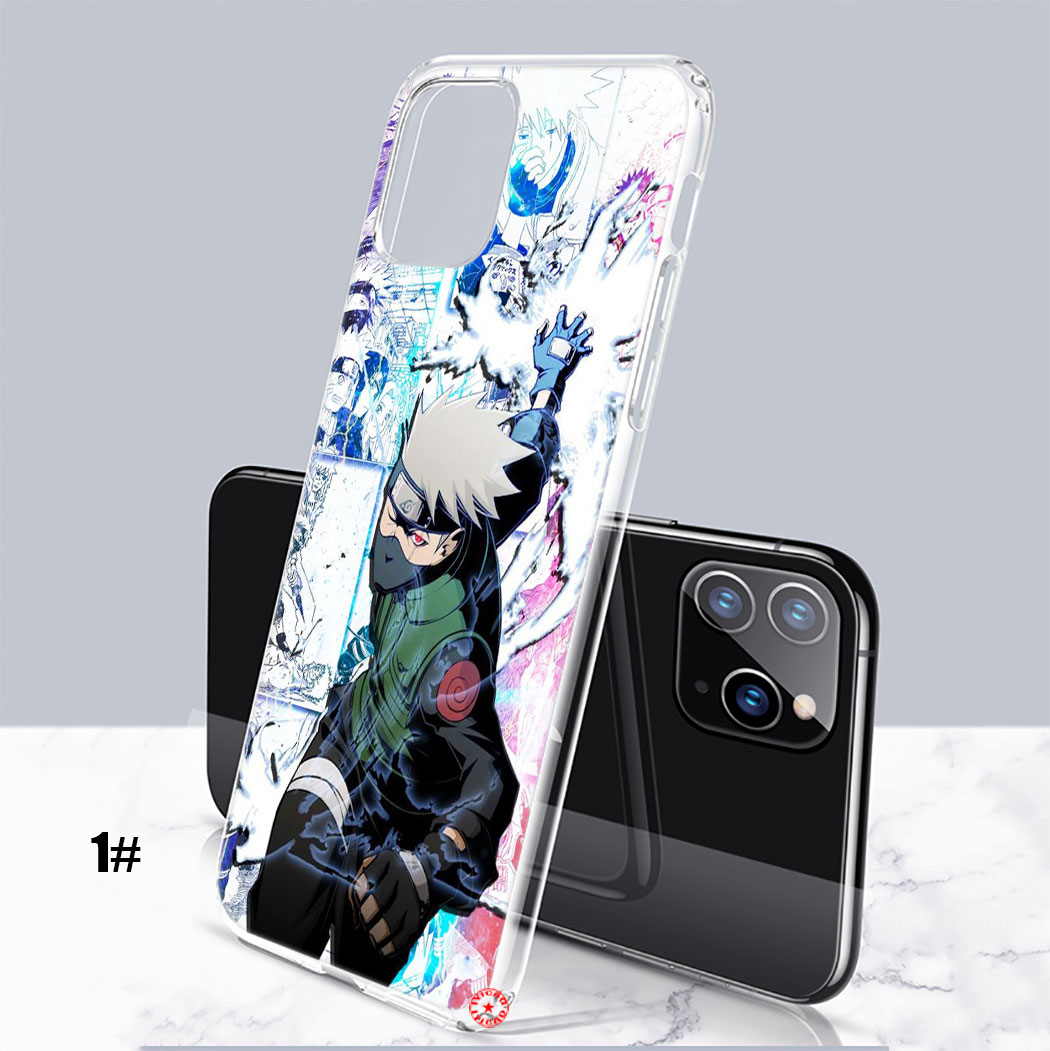 Ốp Điện Thoại Mềm Trong Suốt Hình Anime Naruto Kakashi Cho iPhone 5 5s 6 6s 7 8 Plus X XR XS Max Cq8