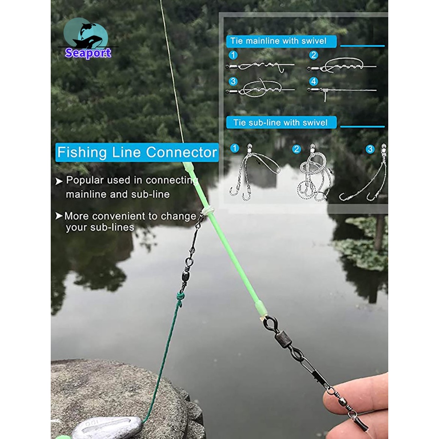 Vòng Bi Xoay Câu Cá Kèm Khóa An Toàn