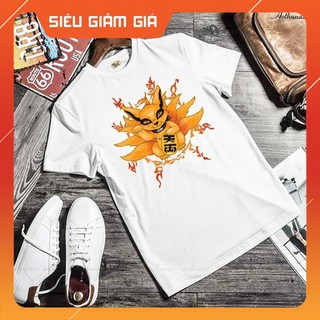 [GIẢM GIÁ] Áo thun Anime in hình Naruto cửu vĩ - áo Anime giá rẻ
