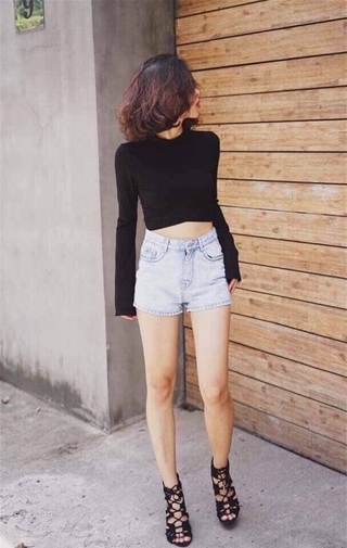 Áo crotop sỏ ngón (ảnh 100% shop )