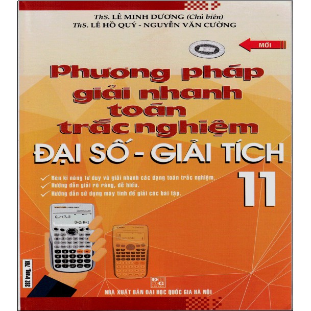 Sách - Phương pháp giải nhanh toán trắc nghiệm đại số - giải tích 11