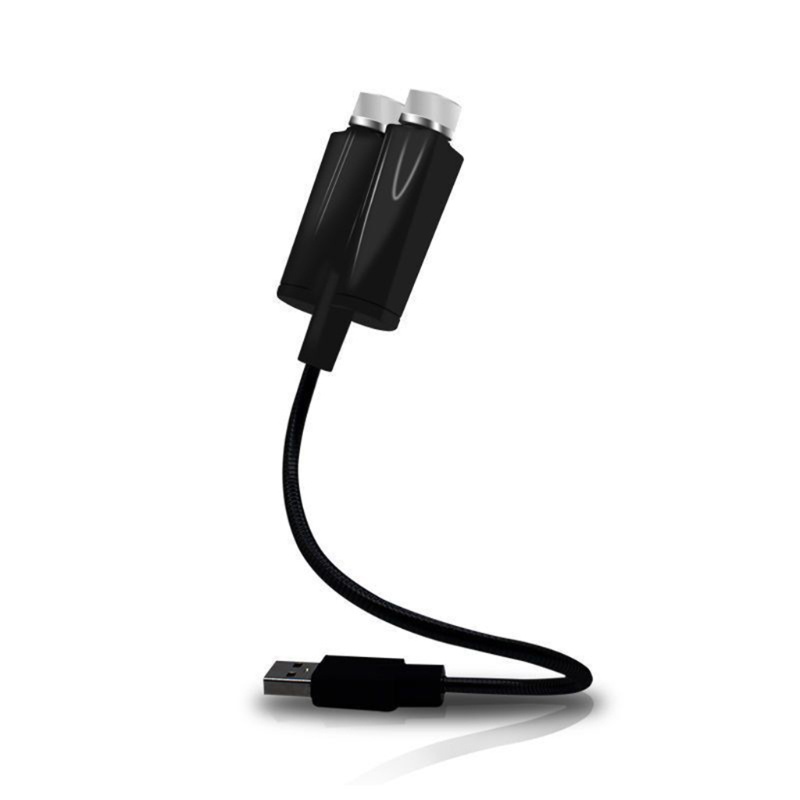 Đèn LED Chiếu Ánh Sao Cổng USB Gắn Trần Xe Hơi Trang Trí Nội Thất