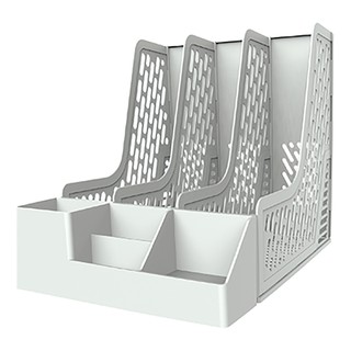 Gía Đựng Tài Liệu 3 Ngăn Kèm Khay Để Bút, đồ VPP- Deli Z00112