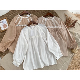 [RẺ VÔ ĐỊCH] Áo Sơ Mi Trắng Form Rộng - Áo Sơ Mi Nữ nana store hn