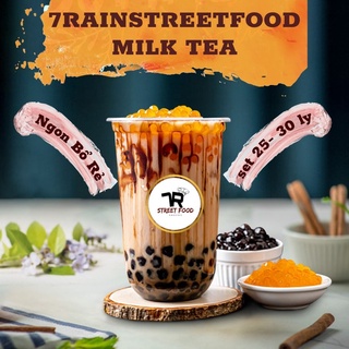 Set nguyên liệu pha trà sữa phúc long, thái xanh, thái đo 7rain nguyên liệu pha chế