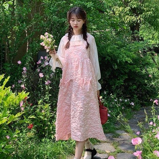 Đầm Nữ Hàn Quốc Loose Lantern Hoa