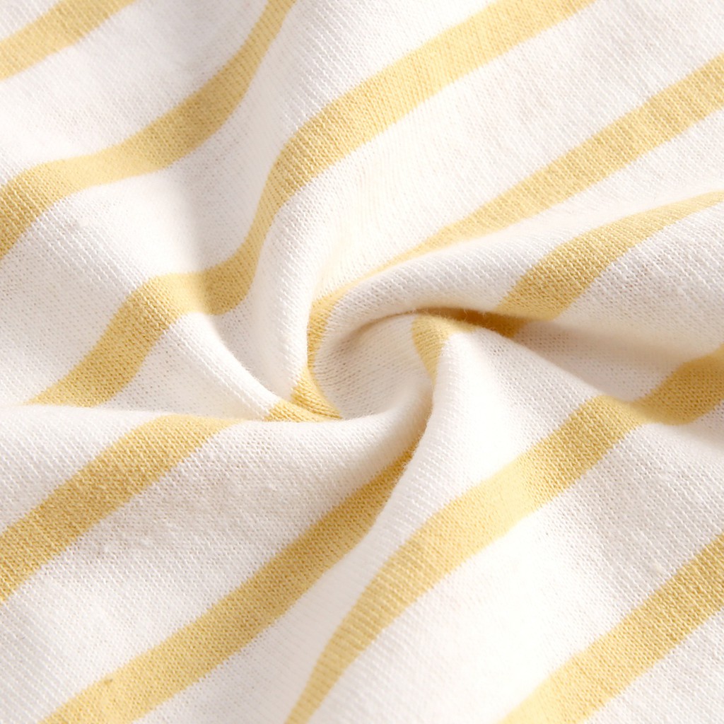 Áo Liền Quần Sanlutoz Dài Tay Họa Tiết Kẻ Sọc Hoạt Hình Thời Trang Cho Bé Gái Sơ Sinh