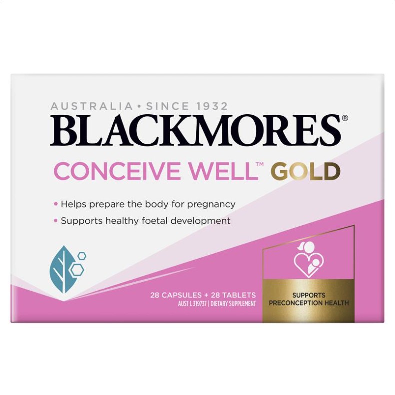 Viên Uống Blackmores Conceive Well Gold, 28 + 28 viên | Thế Giới Skin Care