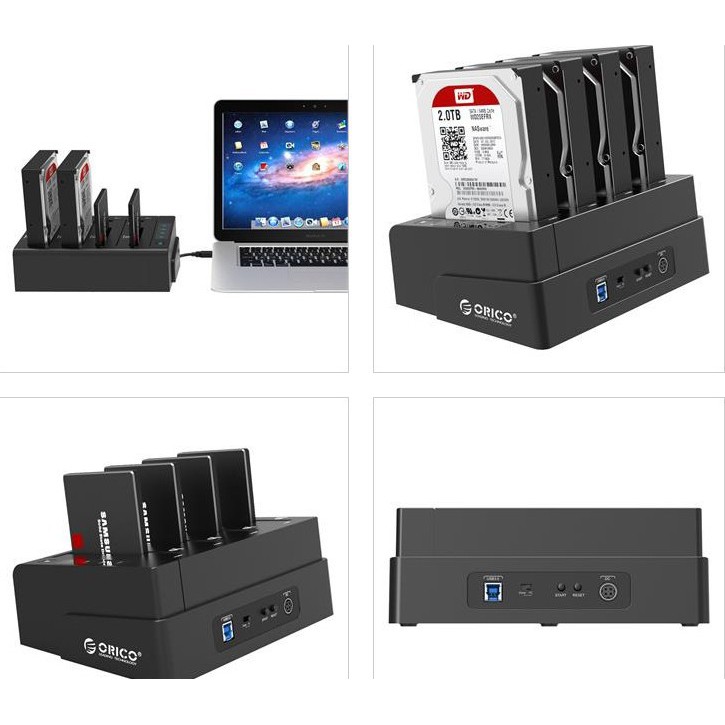 Dock 4 bay orico 6648us3-c, nhận 4 ổ 14T | BigBuy360 - bigbuy360.vn