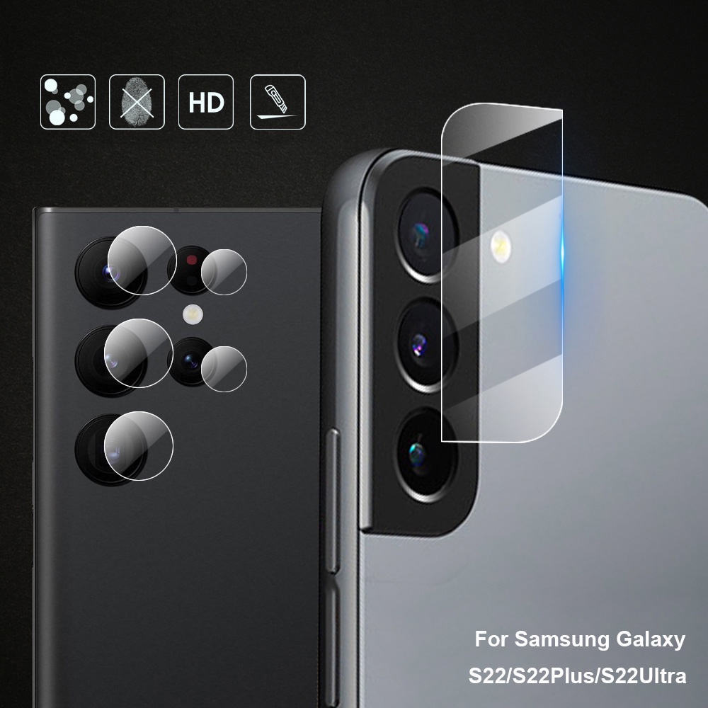 Miếng Dán Cường Lực Trong Suốt HD Bảo Vệ Camera Sau Cho Samsung Galaxy S22/S22Plus/S22Ultra