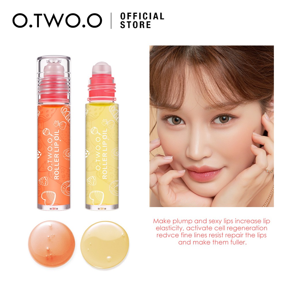 Son Môi Dạng Dầu O.TWO.O Yj004 30g Đầu Lăn Dưỡng Ẩm Hai Màu Không Dính Mịn Chống Nước Dùng Để Trang Điểm | BigBuy360 - bigbuy360.vn