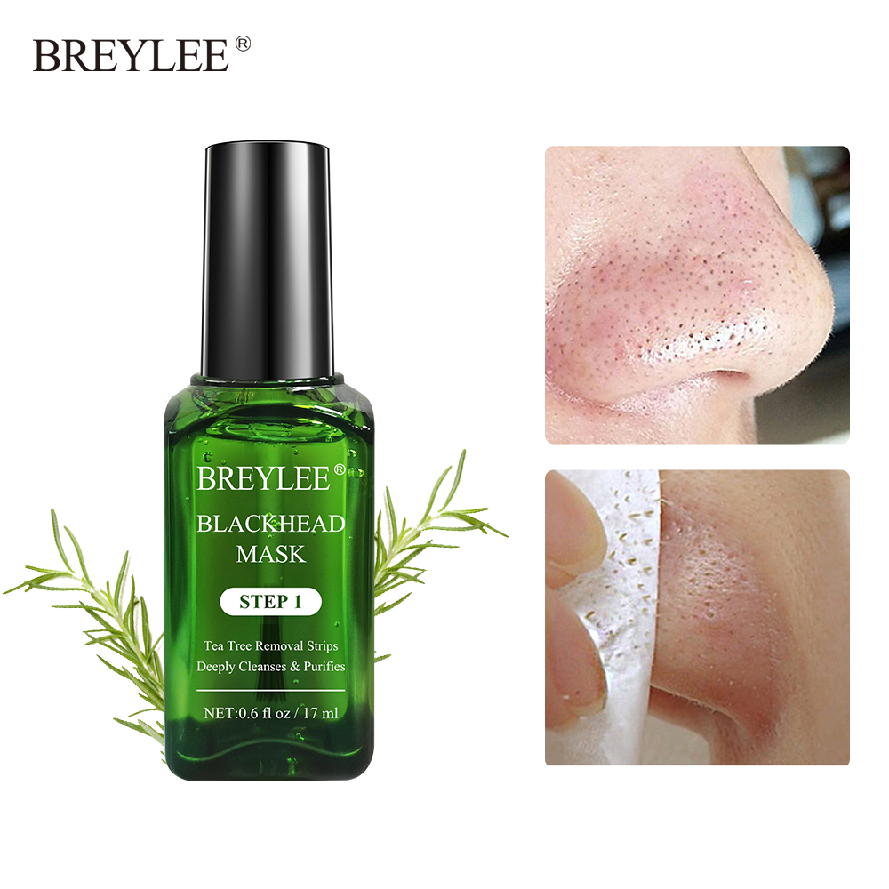 Mặt nạ lột mụn đầu đen Breylee 17ml kèm 100 giấy lột