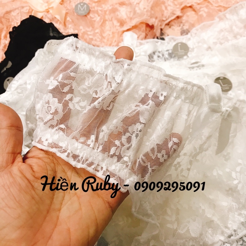 QL127 - QUẦN LÓT REN HOA NƠ SAU